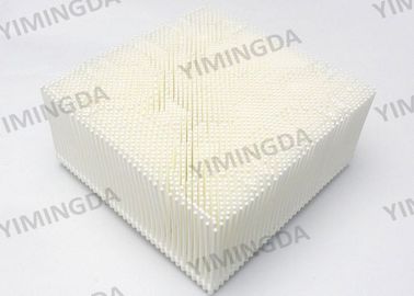 Poly materiële Vierkante de voet Witte kleur van het Varkenshaarblok voor Autosnijder