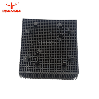Zwarte kleuren Nylon Borstel 99*99*39mm Autosnijdersvarkenshaar voor Investronica-Snijder