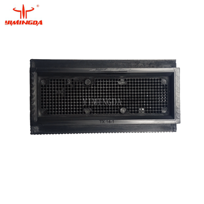 Zwarte Nylon Borstelblok 49 mm Hoogte voor YYC Snijder Plastic Borstel