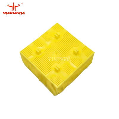 Hoogwaardig varkenshaar 1,6" nylon vierkant voet geel blok voor TaiShi-snijmachine